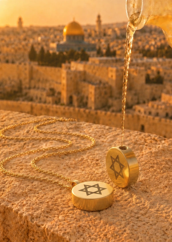Colar de Unção com Nardo - Estrela de Davi