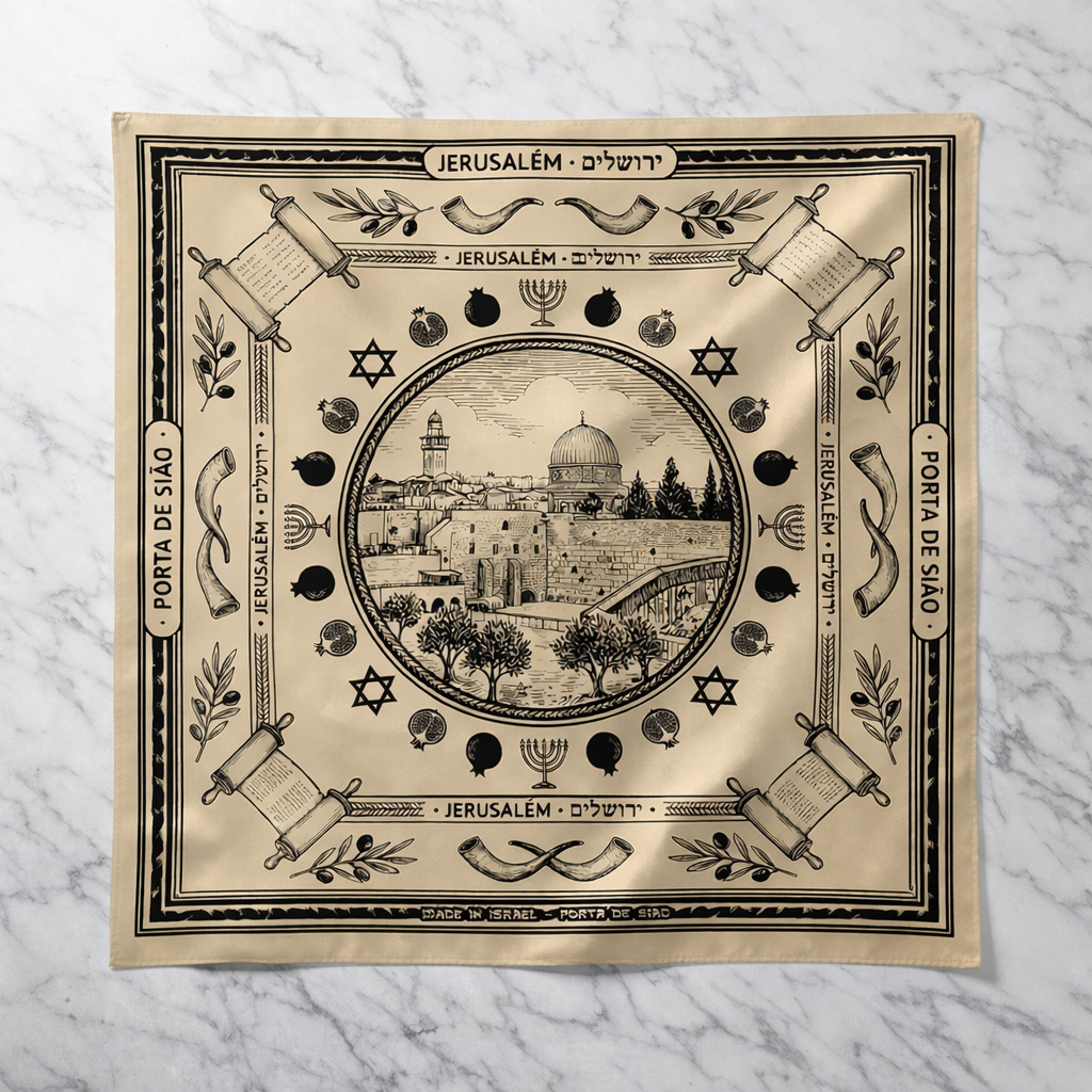 Lenço de Oração de Jerusalém