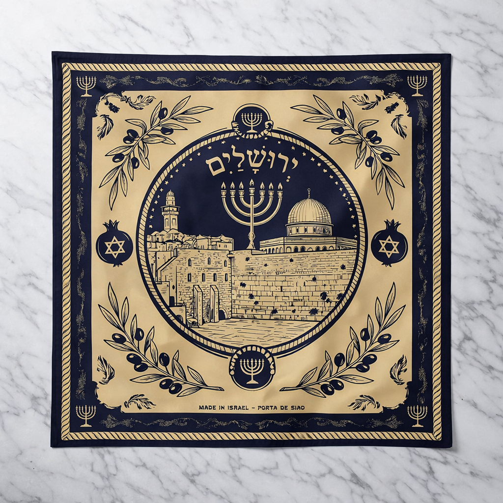 Lenço de Oração de Jerusalém