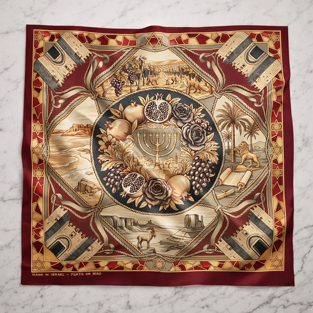 Lenço de Oração de Jerusalém