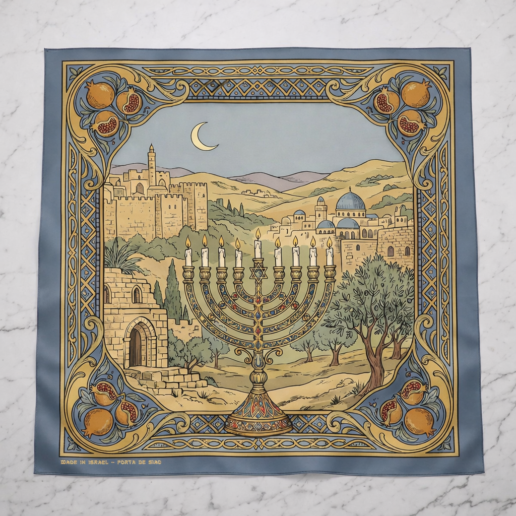 Lenço de Oração de Jerusalém