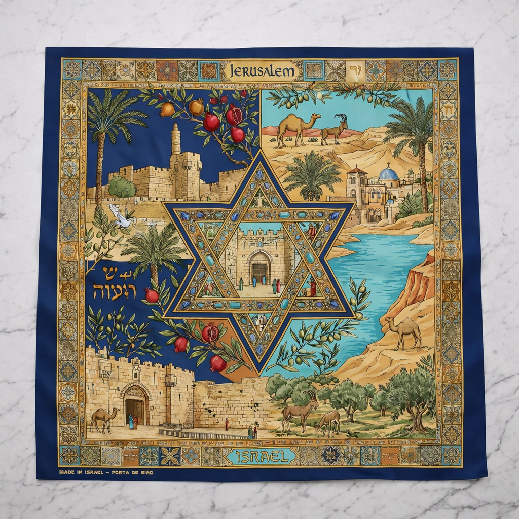 Lenço de Oração de Jerusalém