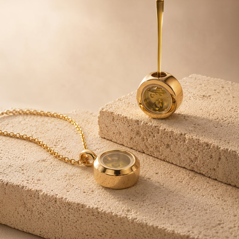 Colar de Unção com Nardo Dourado