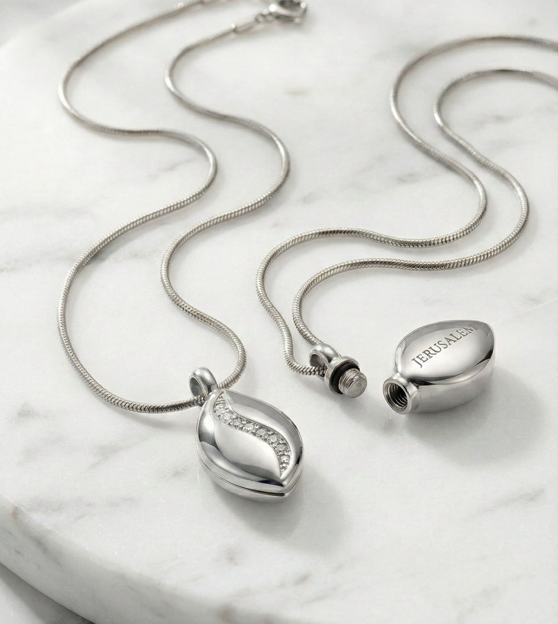 Colar de Unção Pendente Gota