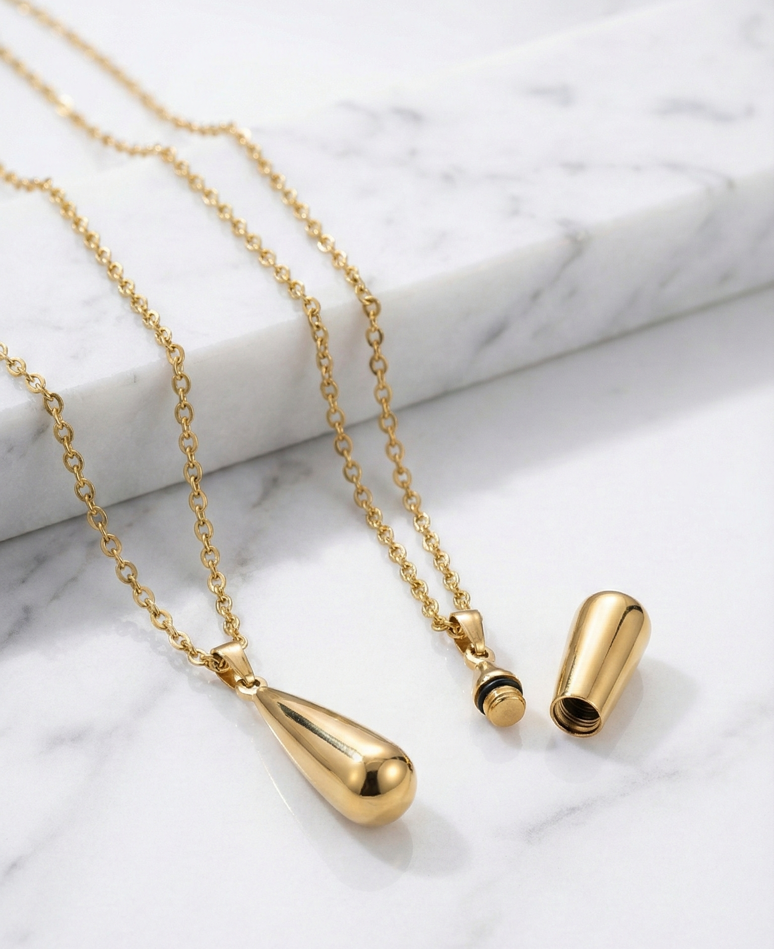 Colar de Unção Pendente Dourado